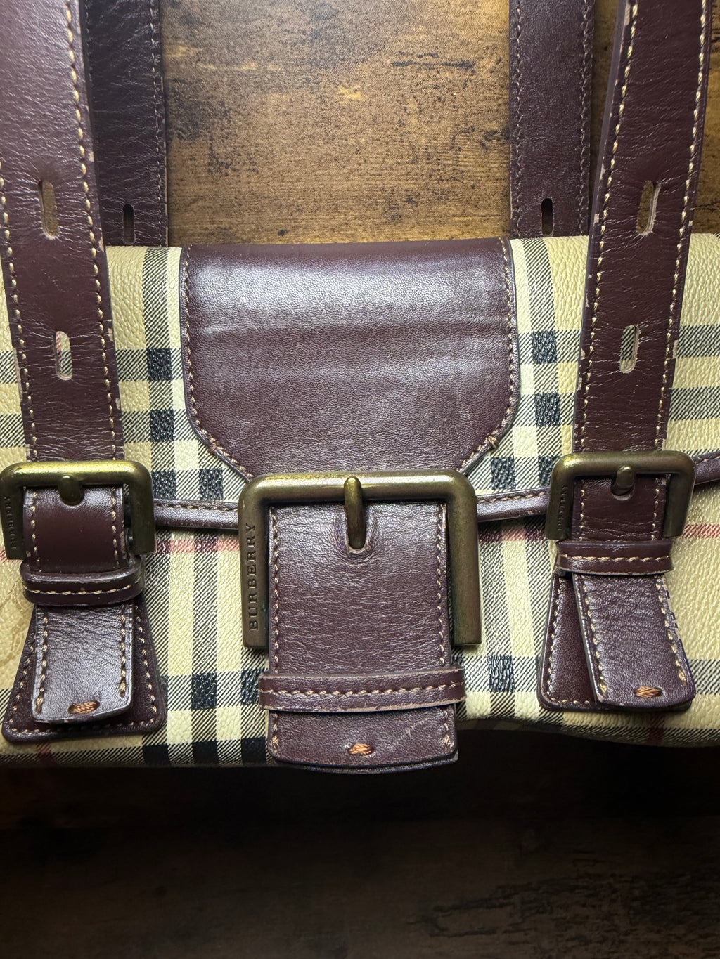 Burberry Haymarket purse