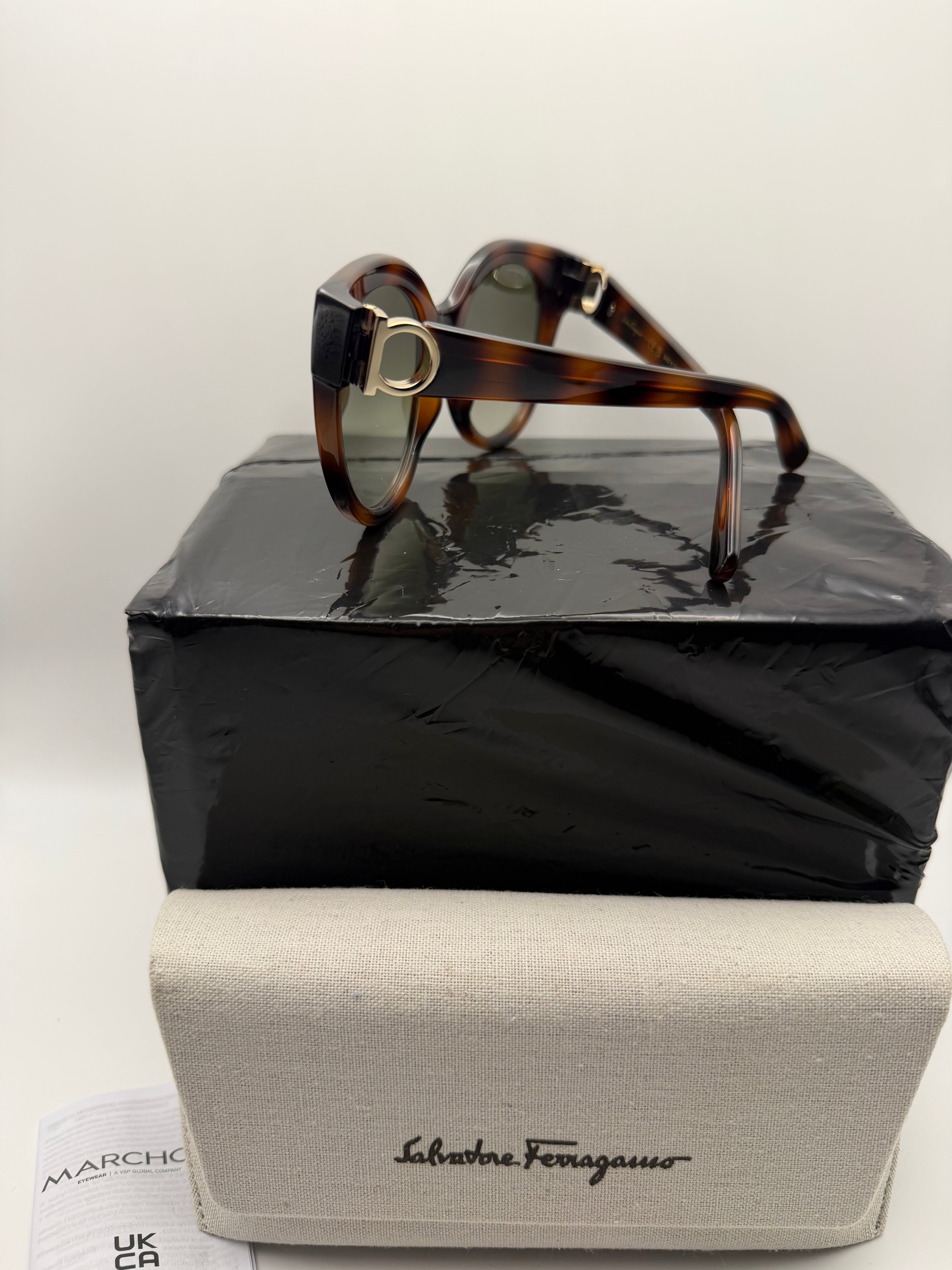 Salvatore Ferragamo Tortoiseshell Sunglasses