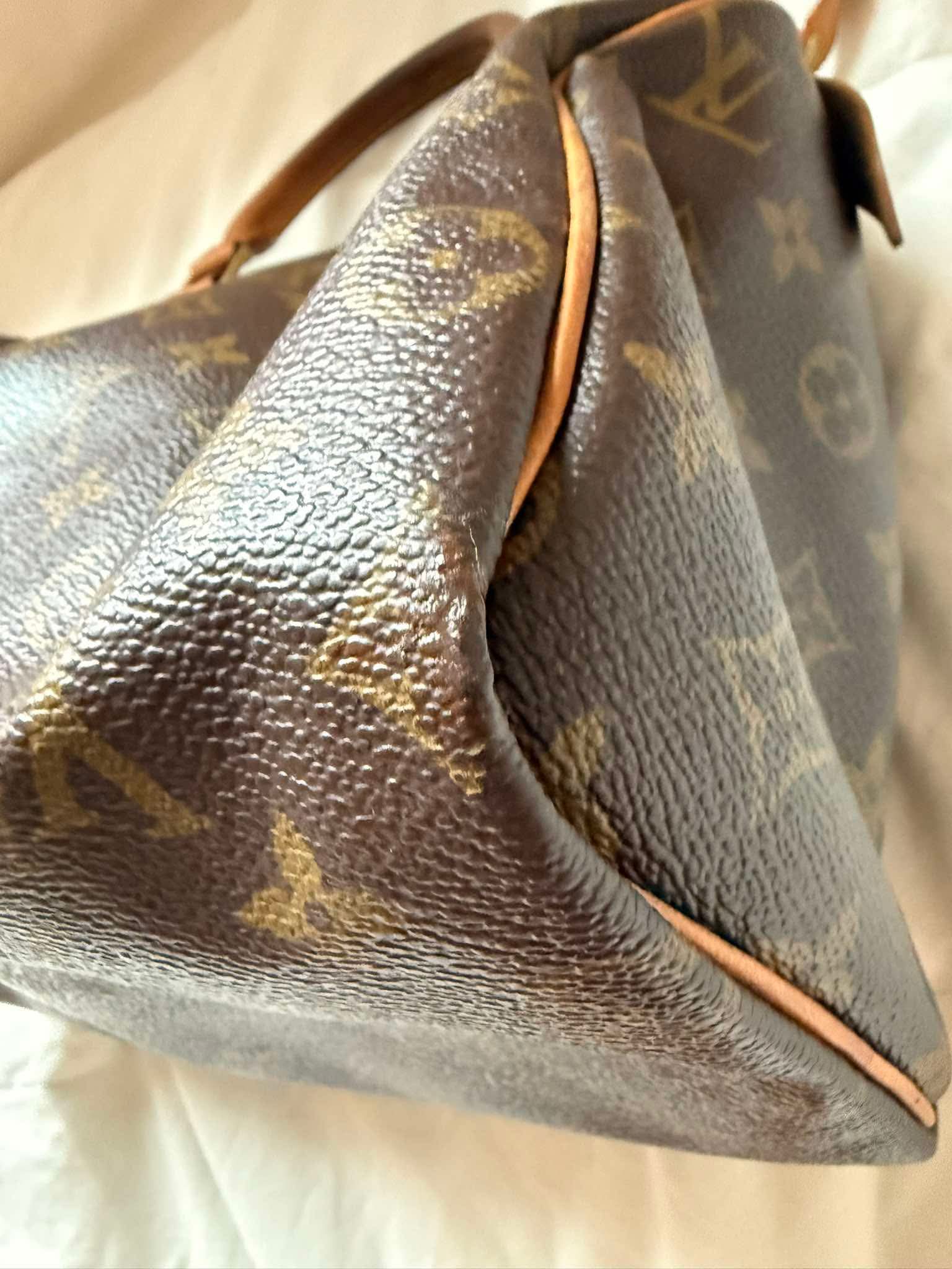 Louis Vuitton Monogram Speedy Handbag | Authentic LV Classic