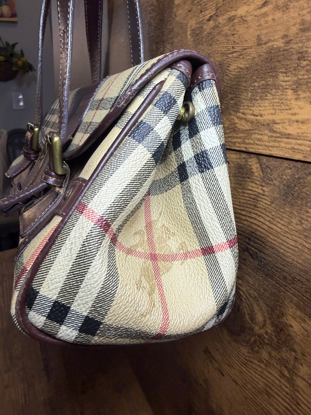 Burberry Haymarket purse