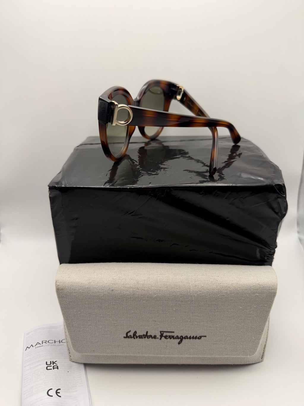 Salvatore Ferragamo Tortoiseshell Sunglasses