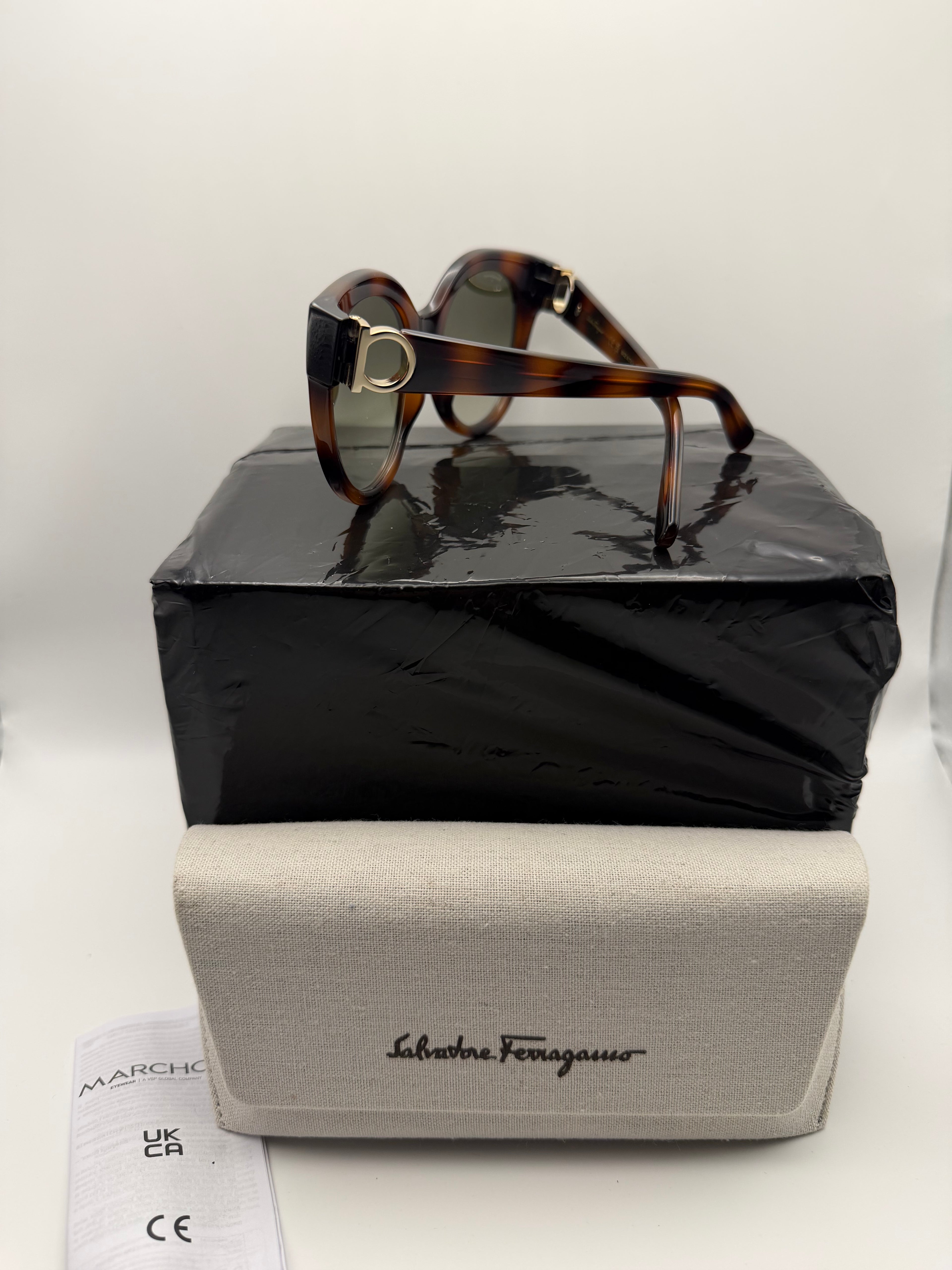 Salvatore Ferragamo Tortoiseshell Sunglasses