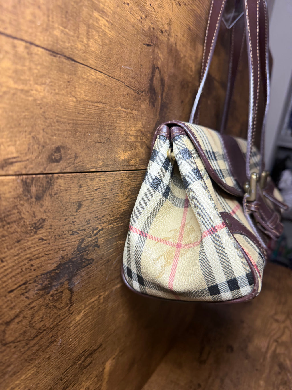 Burberry Haymarket purse