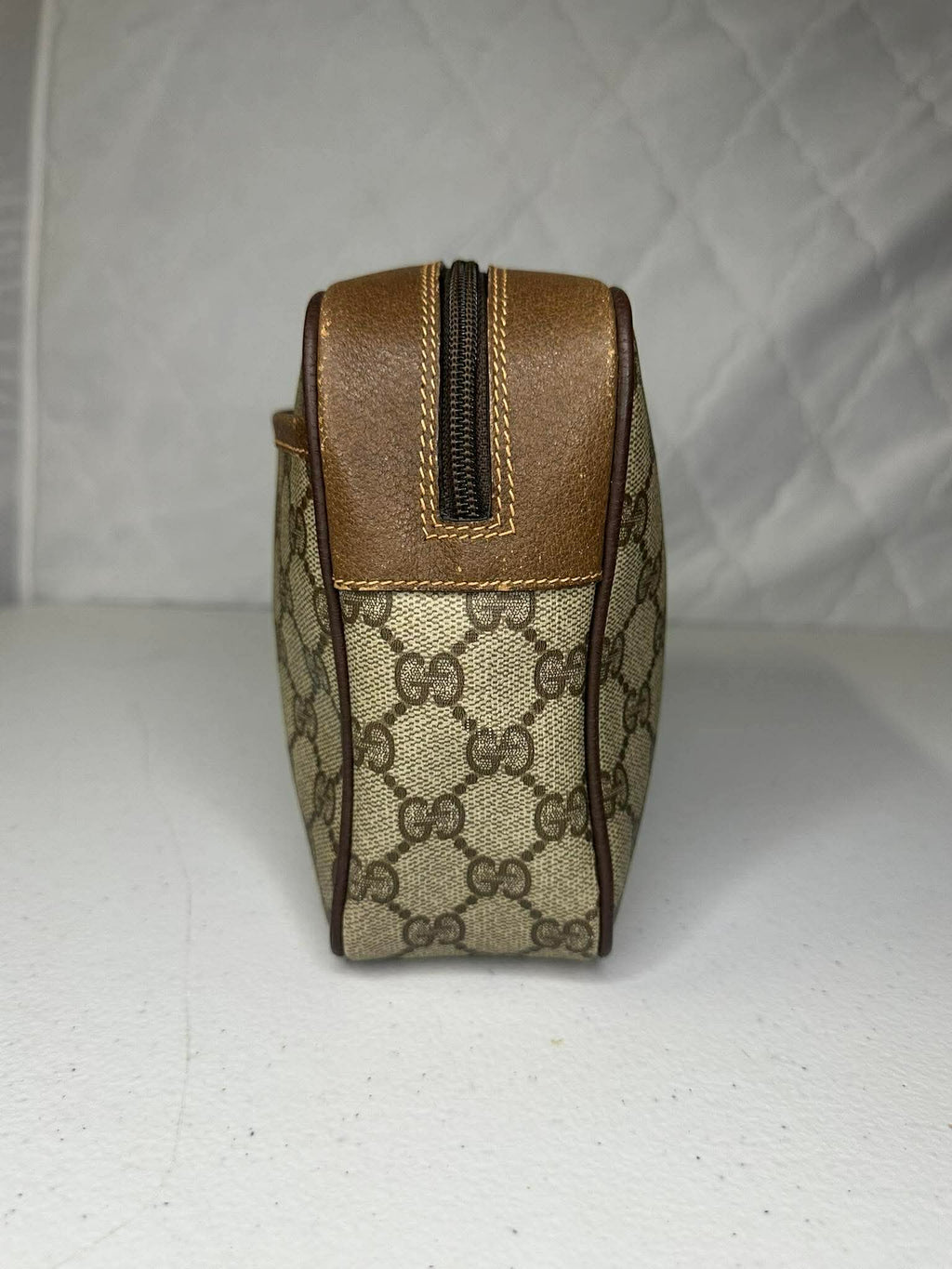 Vintage Gucci GG Monogram Cosmetic Pouch