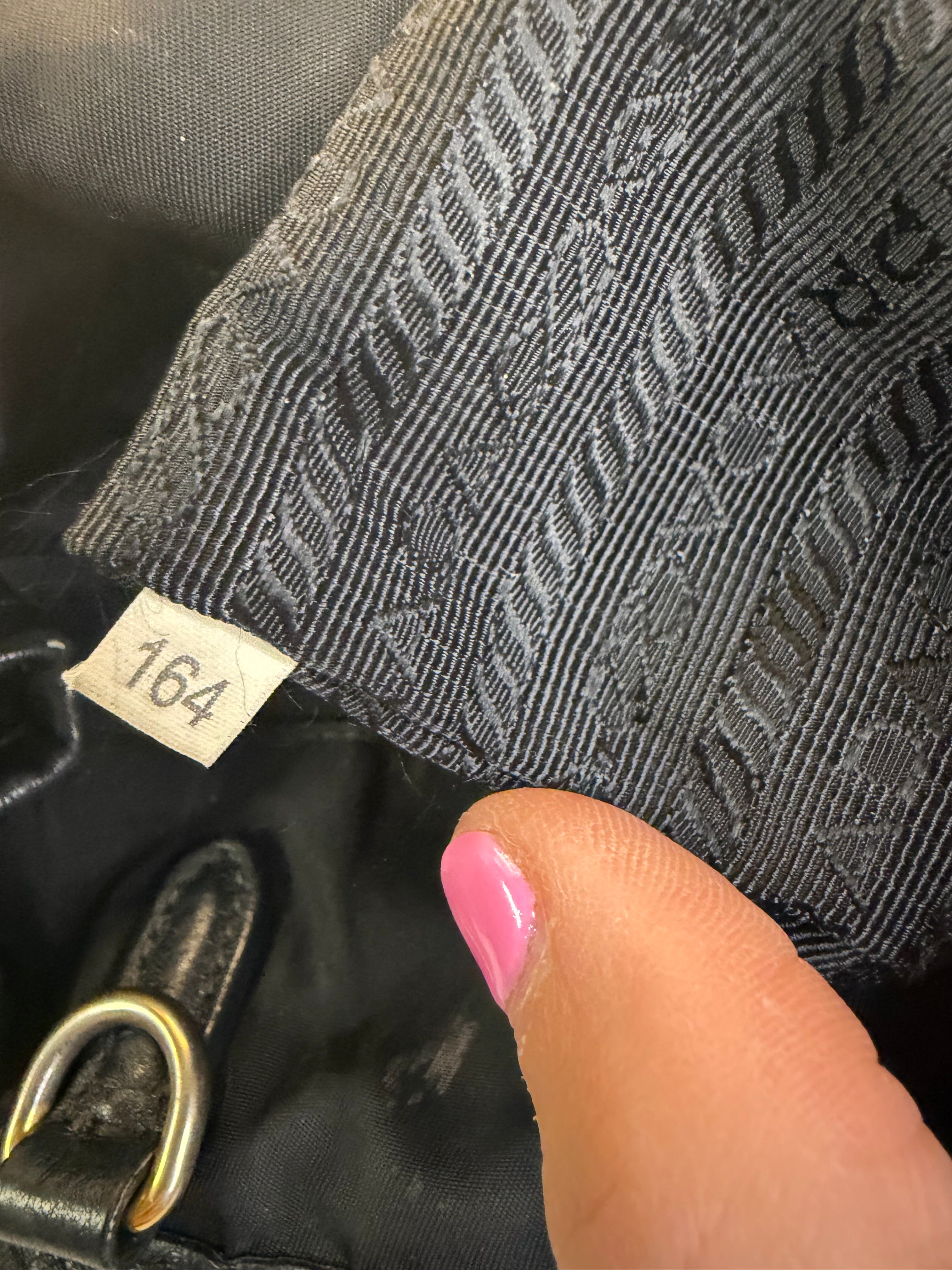 🖤 Prada Nylon Tote – Black Saffiano Trim 🖤
