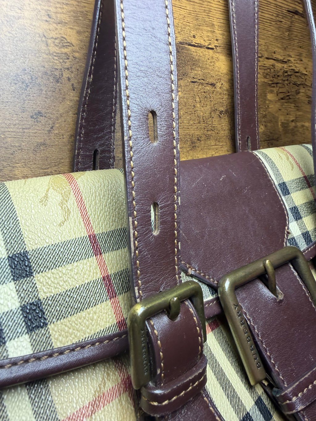 Burberry Haymarket purse
