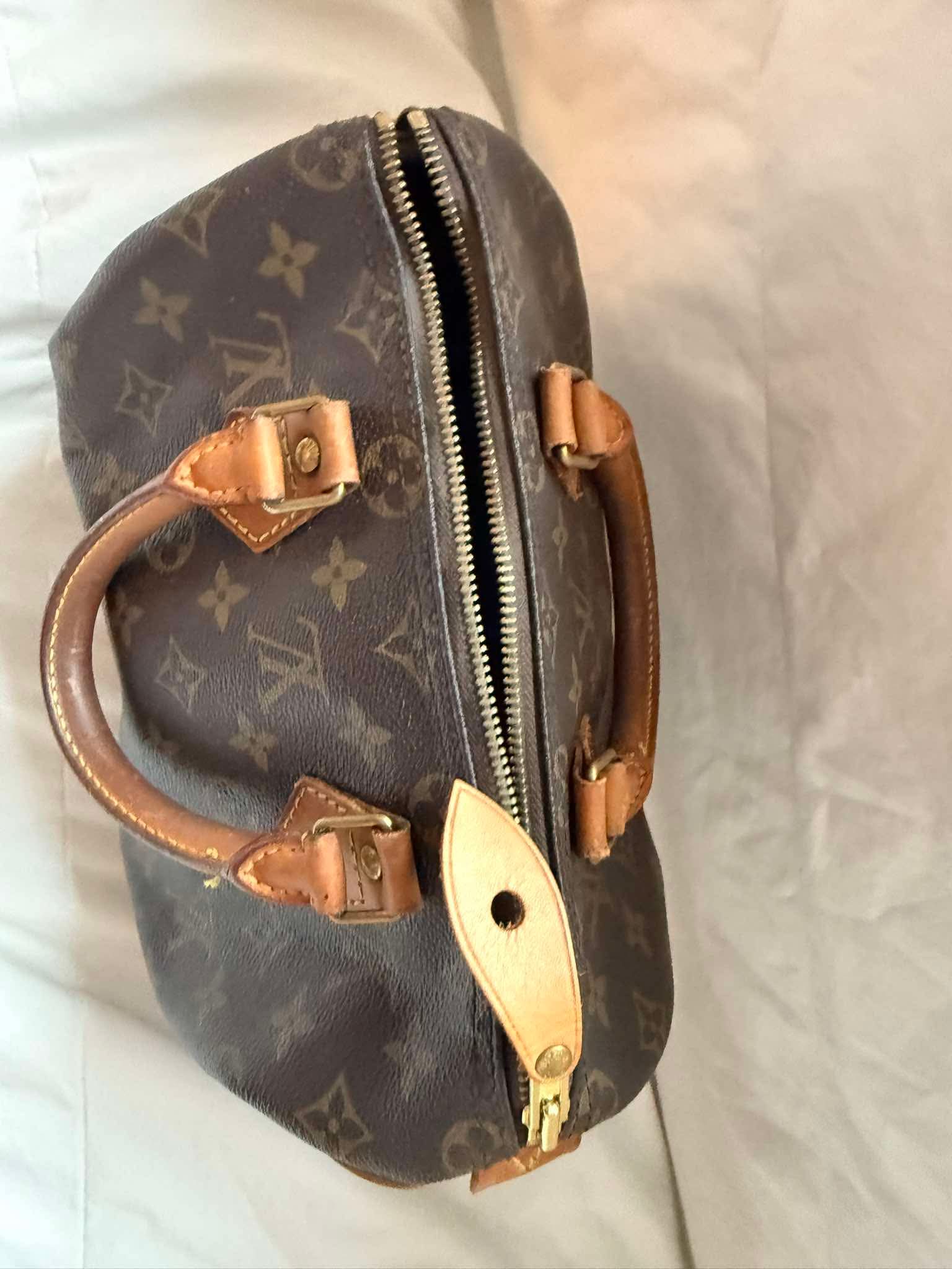 Louis Vuitton Monogram Speedy Handbag | Authentic LV Classic