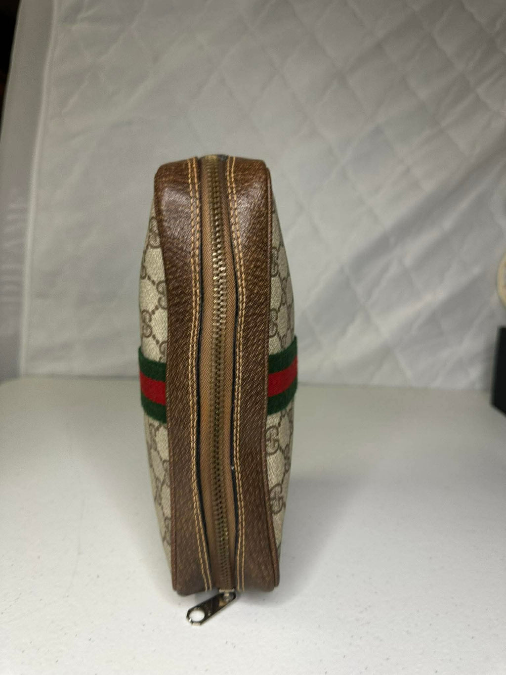 Vintage Gucci GG Monogram Cosmetic Pouch