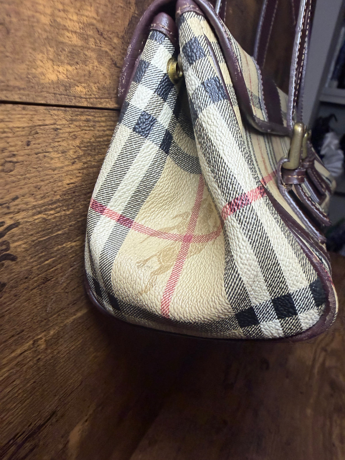 Burberry Haymarket purse