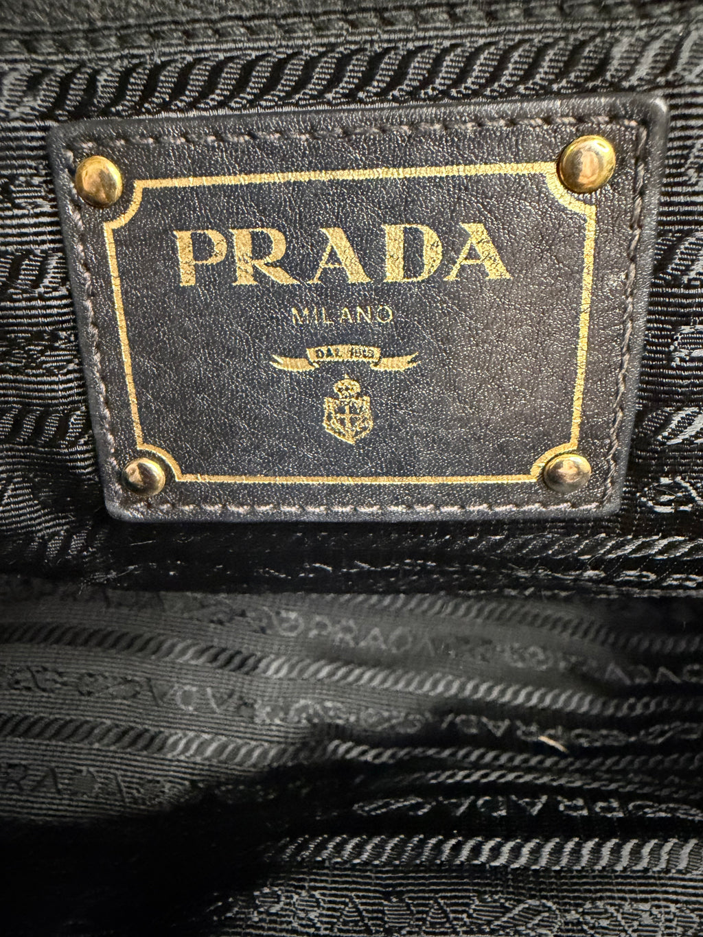 🖤 Prada Nylon Tote – Black Saffiano Trim 🖤
