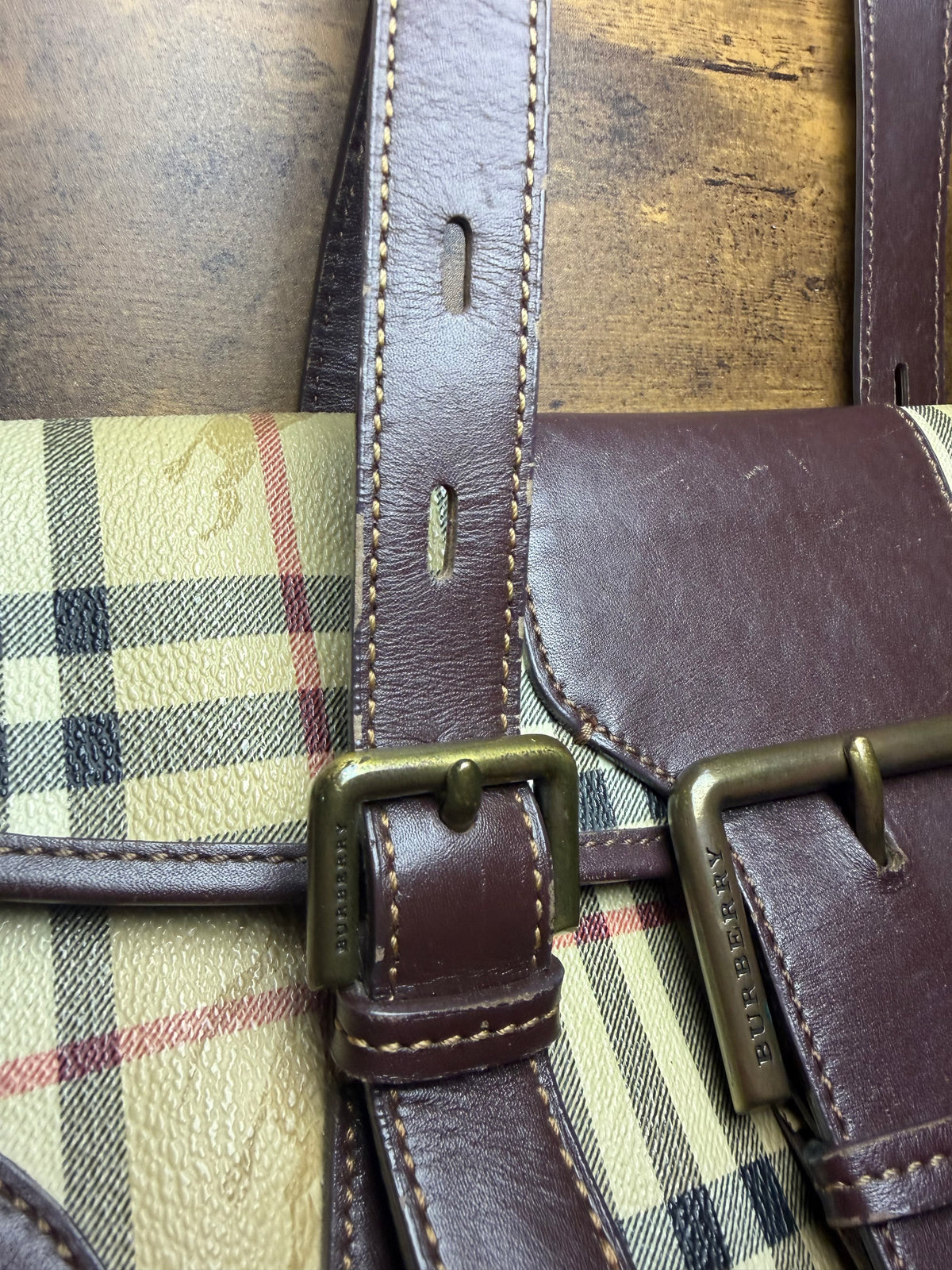 Burberry Haymarket purse