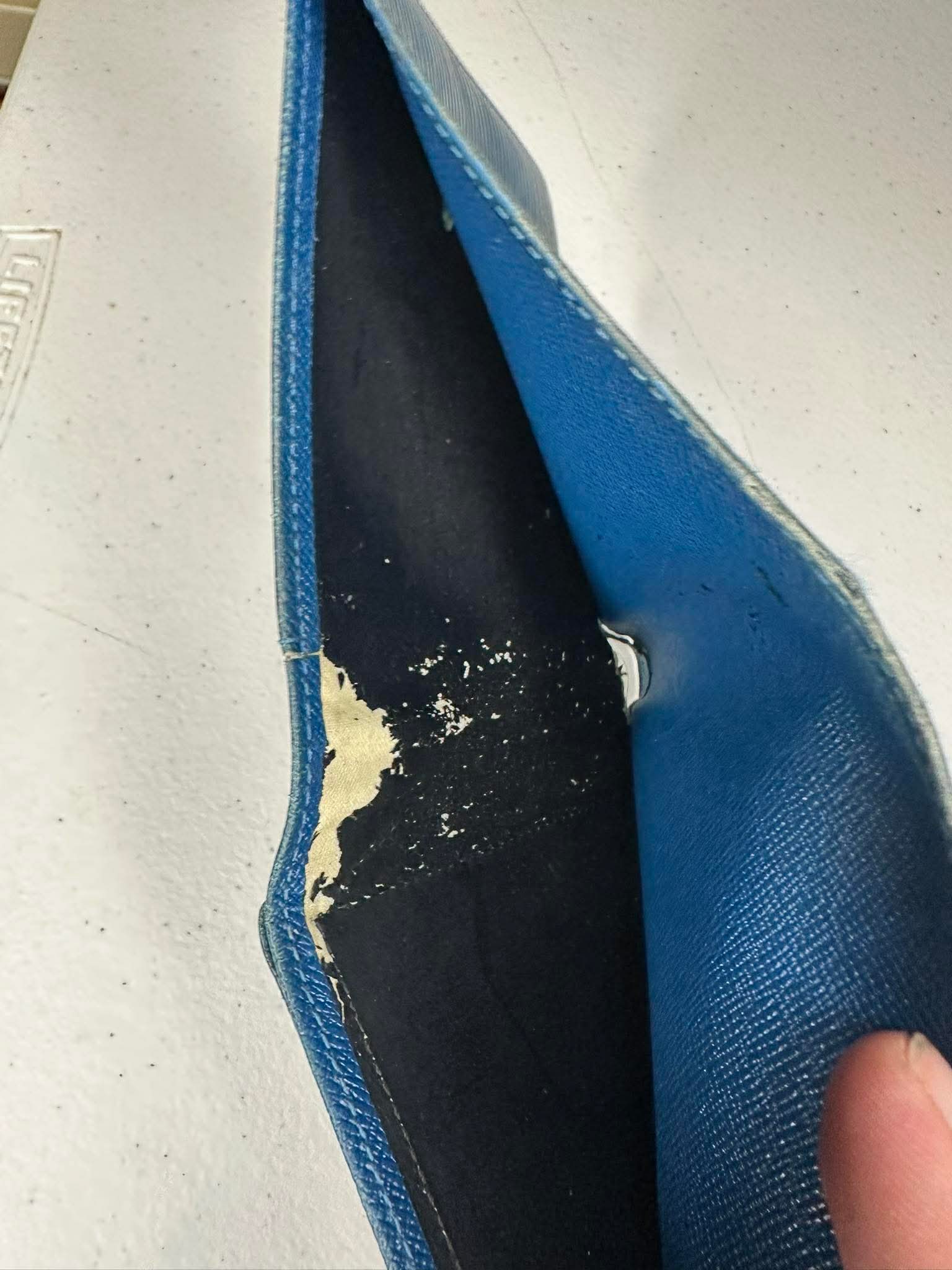 Louis Vuitton Epi Leather Wallet – Blue (Vintage Classic)