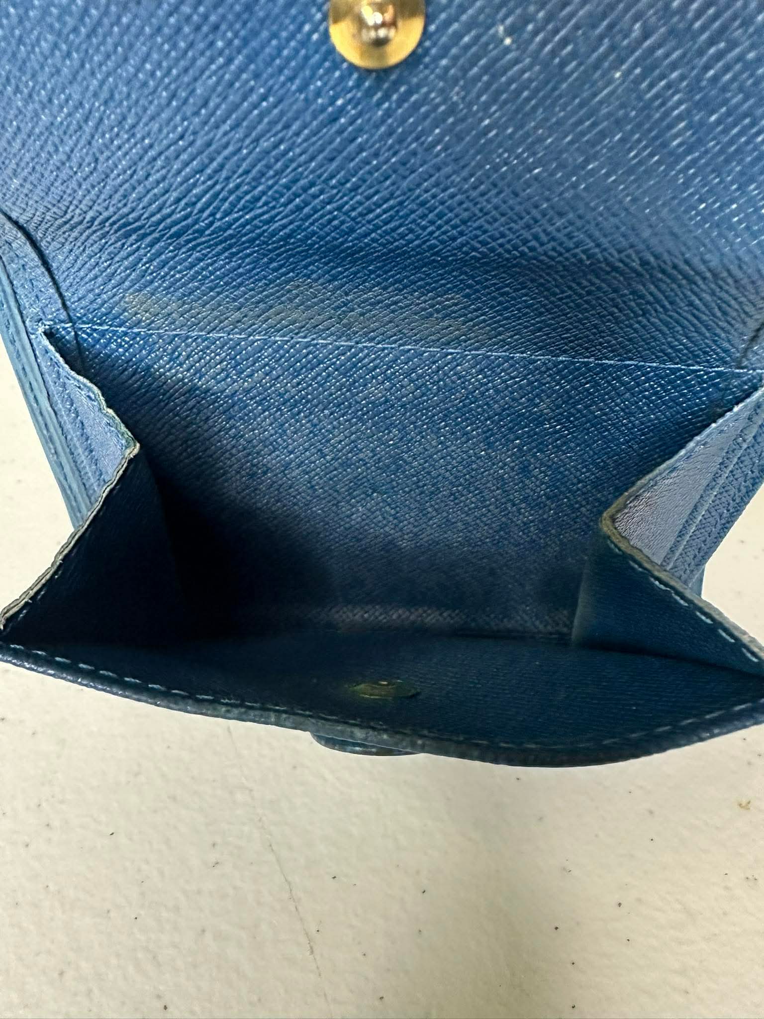 Louis Vuitton Epi Leather Wallet – Blue (Vintage Classic)