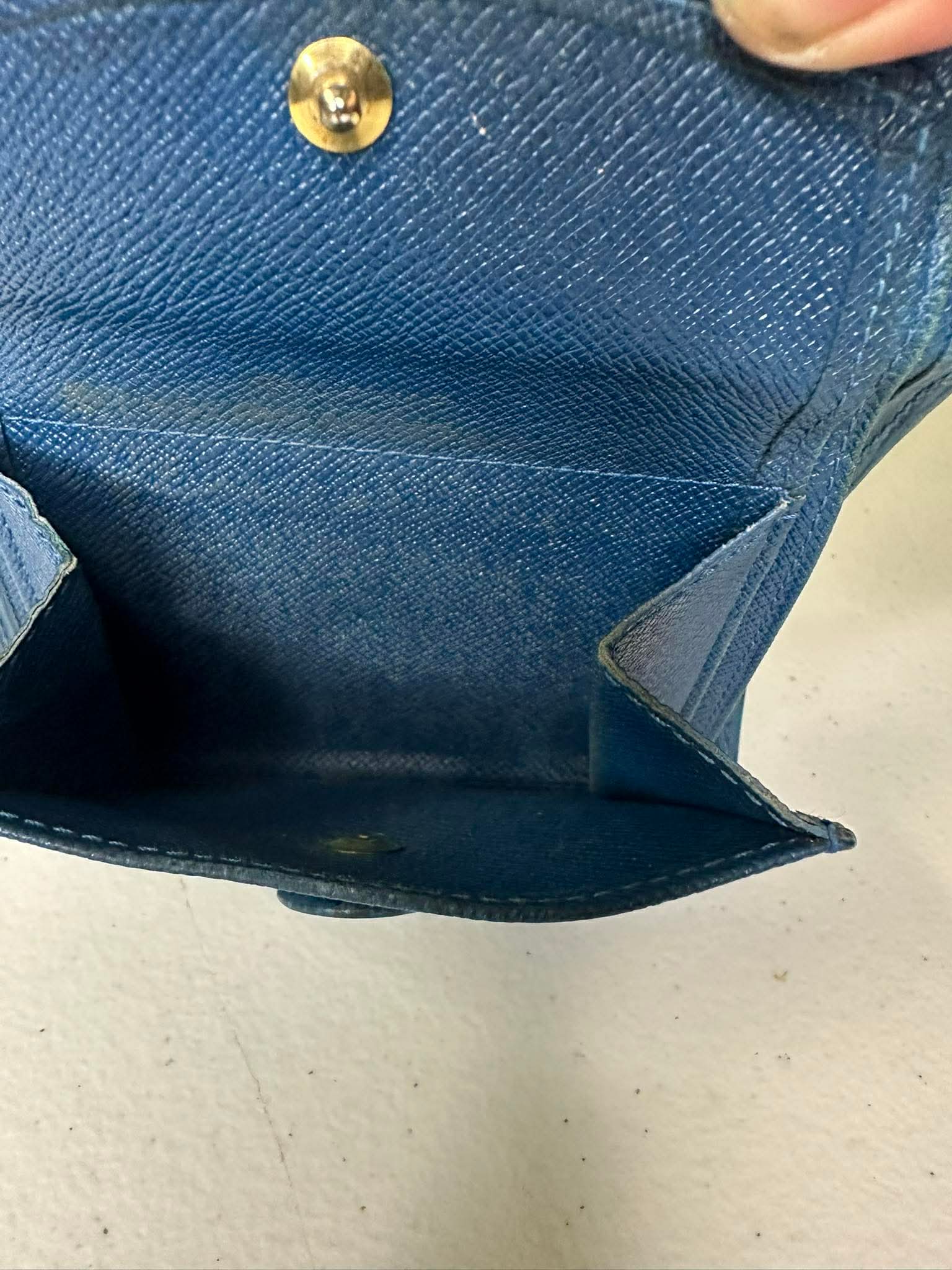 Louis Vuitton Epi Leather Wallet – Blue (Vintage Classic)